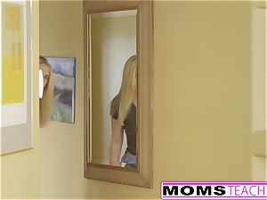 MomsTeachSex - first-ever Time 3some Is With Step mummy