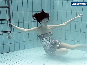 flashing bright breasts underwater makes everyone wild